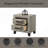 Mari Light Gray Finish Nightstand
