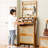 Shoe Cabinet With 3 Rattan Flip Drawers