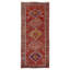Red Vintage Traditional Turkish Wool Rug - 4'2"" x 9'10""