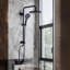 Exposed Shower Combo Set with 10 Inch Rain Shower Head with 3-Function Handheld Wall Mounted Bathroom Shower System (Rough-in-valve not included)