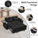 65"W Convertible 3 in 1 Sofa Bed, Vincy Pull Out Couch Loveseat Sleeper with Side Table&USB&Type-C Ports&Storage Armrests