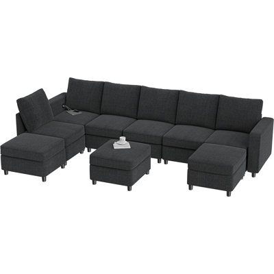 VINGLI 9-Piece Modular Sectionals