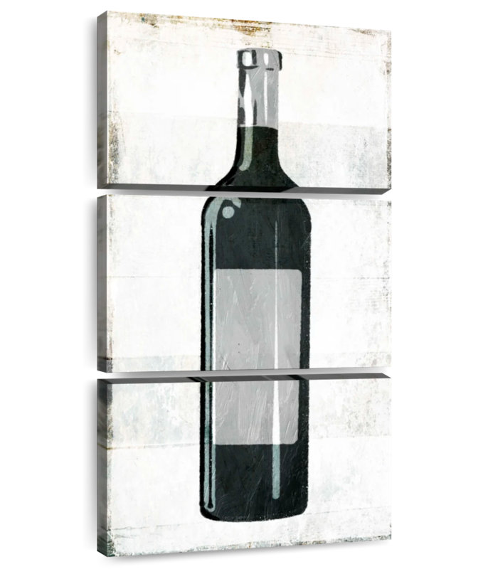Bouteille de vin, H 32 po x l 15 po