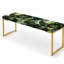 Banc rembourré camouflage doré-135315698