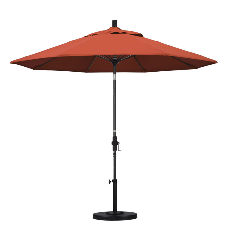 Parasol 9" Market, Performance coucher du soleil, Matted Black