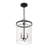 3 - Light Steel Dimmable Chandelier-605957264
