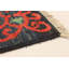 Tapis unique en laine noué à la main rouge / bleu 5 pi 2 po x 4 pi 10 po années 2010 Pellom