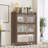44 Tall Metal 3-Flip-Door Storage Cabinet