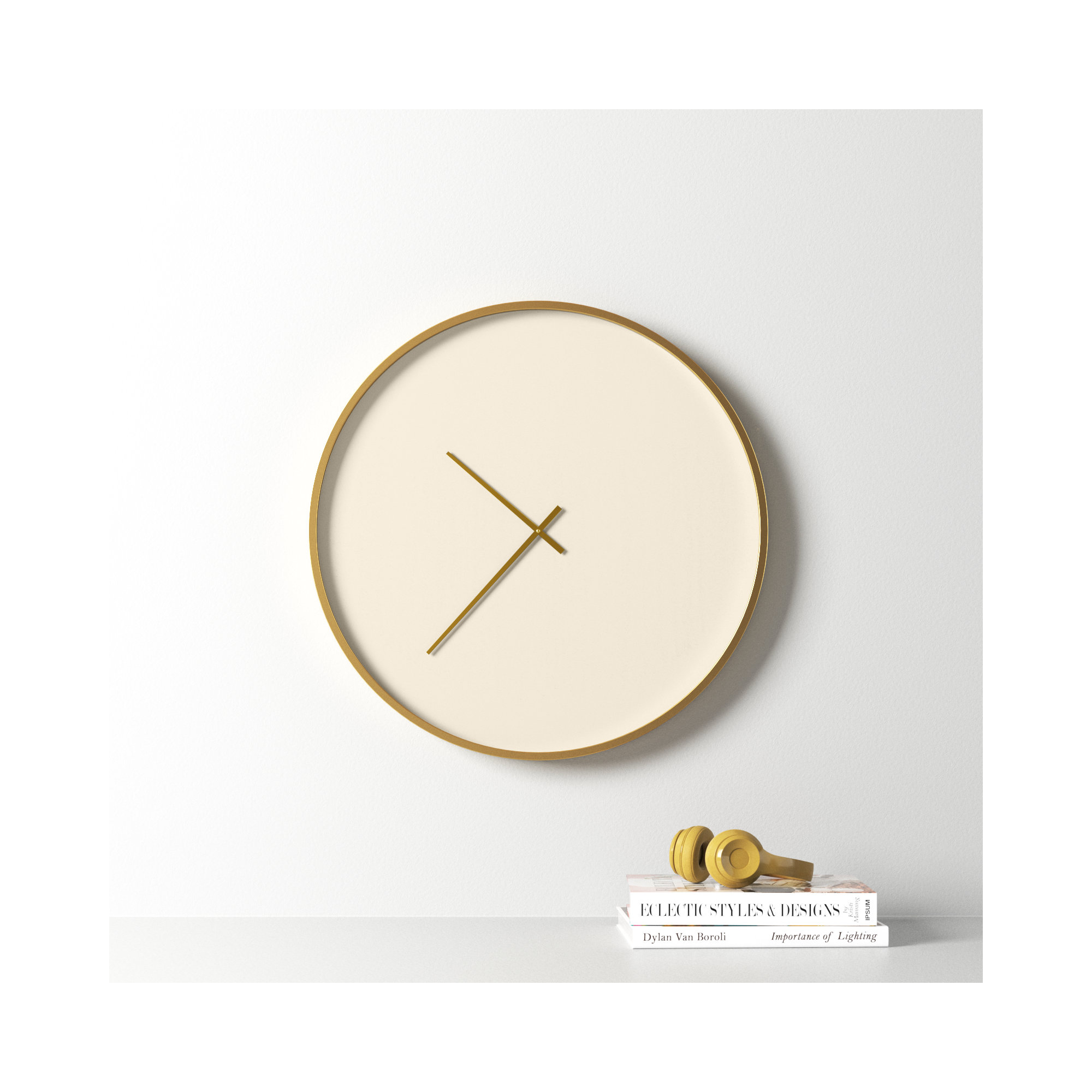 Macsen Metal Wall Clock, Large