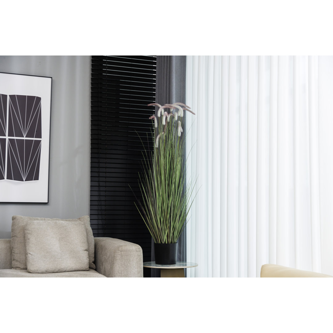 68'' Faux Fern Plant in Fiberstone Planter Vintage Home