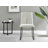 Lenworth Modern Black Metal and Glass Dining Table Set with 4 Luxury Upholstered Dining Chairs-764703033