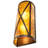 Rustic Lodge Glass Flush Mounted Sconce