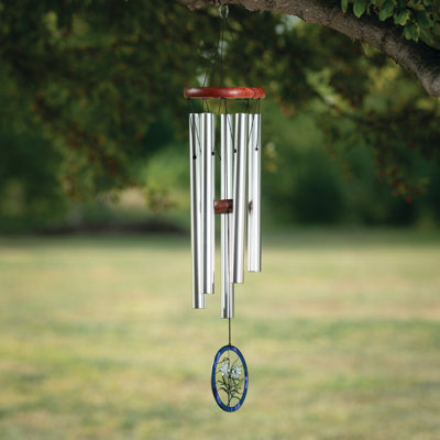Carillon en métal plante et fleur
