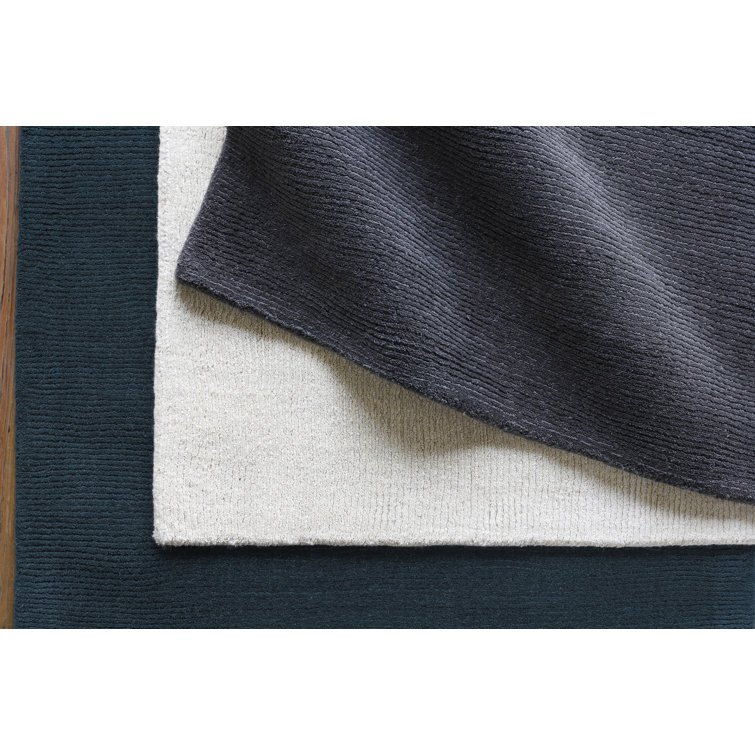 Crowe Wool Dark Blue Rug