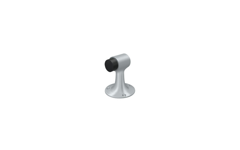 Door Stop, Brushed Chrome