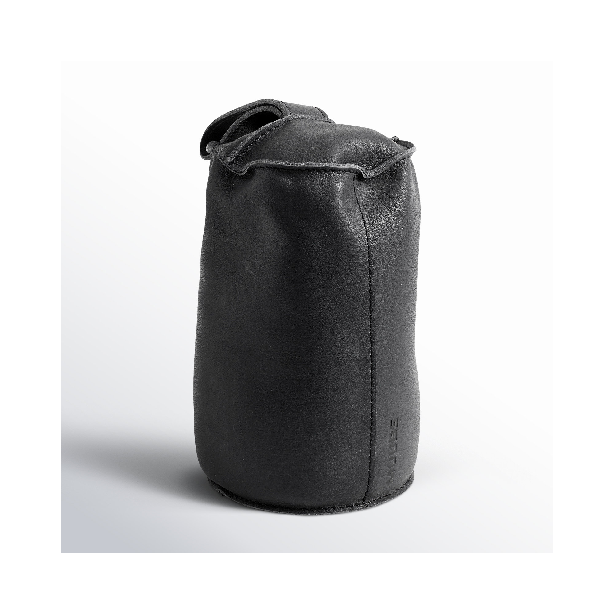 Tribune Fabric Weighted Floor Stop, Black