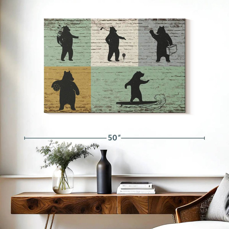 Impression sur toile à thème sport, H 26 po x l 39 po x P 1,25 po