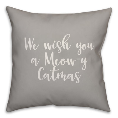  Coussin We We You You Meowy Catmas