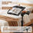 Mobile Standing Desk with Wheels, Rolling Desk Adjustable Height and Tilt Sit-Stand Laptop Table for Home Office-1865198321