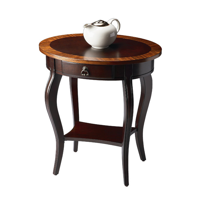 Jeanette Nouveau Oval Side Table