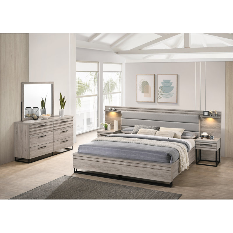Earvin Piece Bedroom Set, King