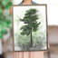 Arbre à l'aquarelle