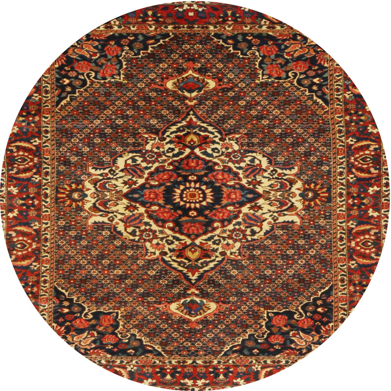 Oriental Indoor Rug, Round 3'