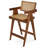 Pierre J Stool Half Wicker in Wool-1320288779