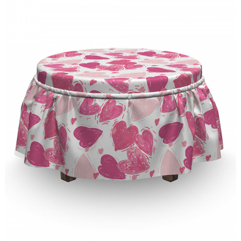 Box Cushion Ottoman Slipcover