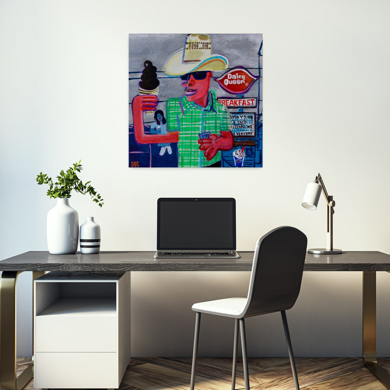 Art contemporain Art contemporain, H 48 po x l 48 po