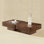 2PCS Set 31.5 Inch Modern Handcraft Drum Coffee Table Square Coffee Table for Living Room
