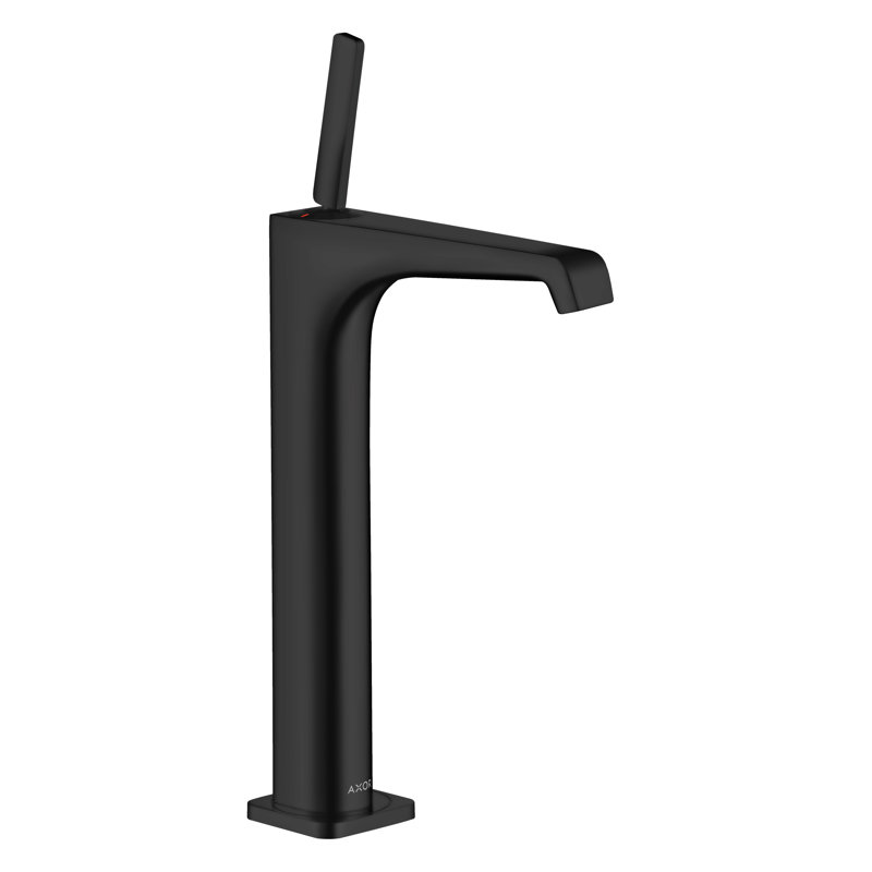 Citterio E Single Hole Bathroom Faucet, Matte Black