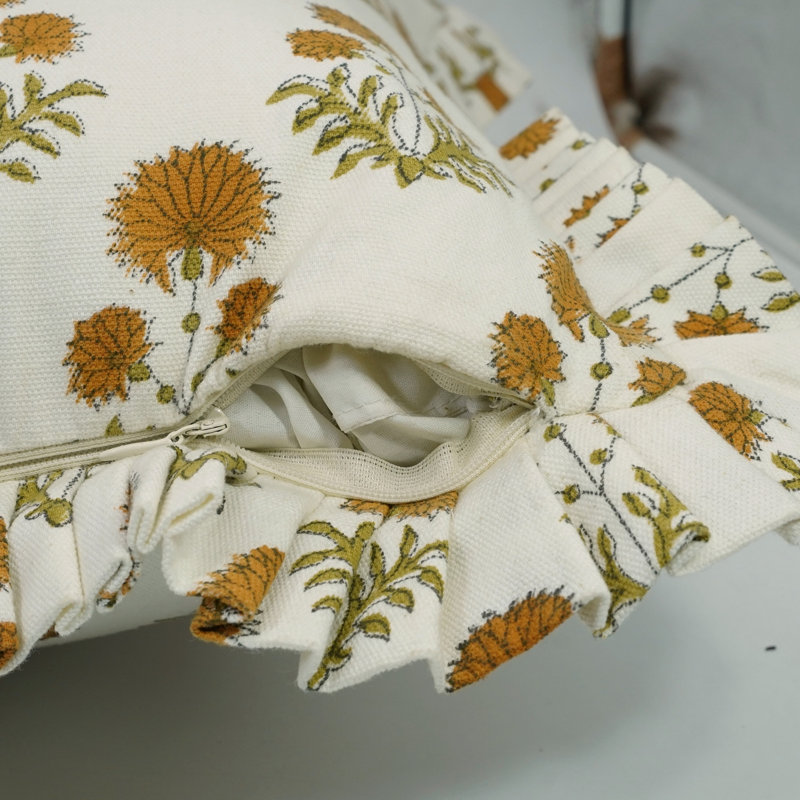 Housse de coussin en coton Fabredine, H 14 po x l 14 po