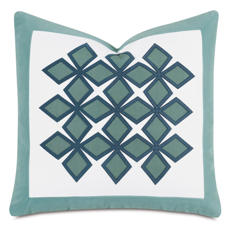 Housse et insert de coussin décoratif Amu par Alexa Hampton, Menthe