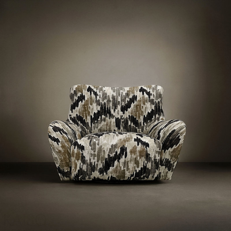 Fauteuil d'appoint pivotant - style plage