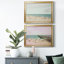Jour à la plage - ensemble de 2 reproductions d'art sur toile encadrées-687372407-687372410-687549169