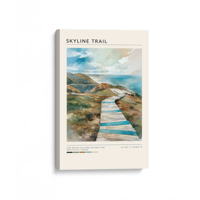 Impression sur toile, "Skyline Trail"