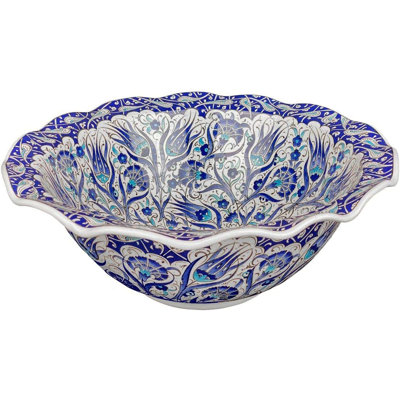 Langley Street 400mm L x 400mm W Ceramic Circular Sink
