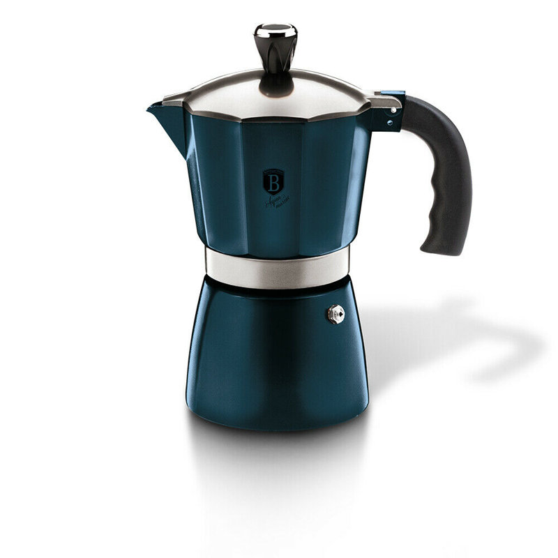 Berlinger Haus Stovetop Espresso Maker, Burgundy