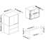 Medium Density Fiberboard (MDF) Rectangle Accent Cabinet-1573449733