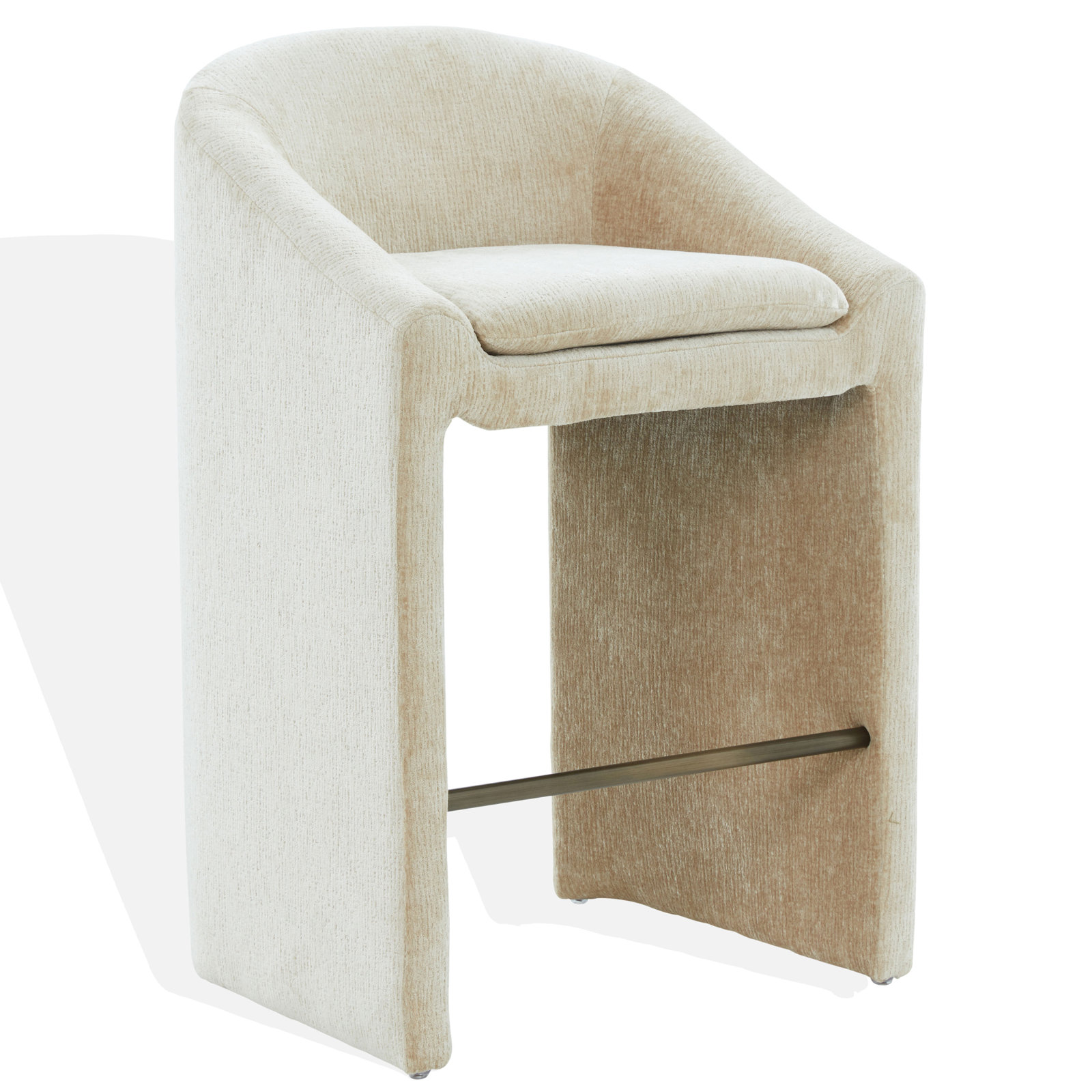 Oshawa Bar and Counter Stool, Bar Stool (30.7" Seat Height), Taupe