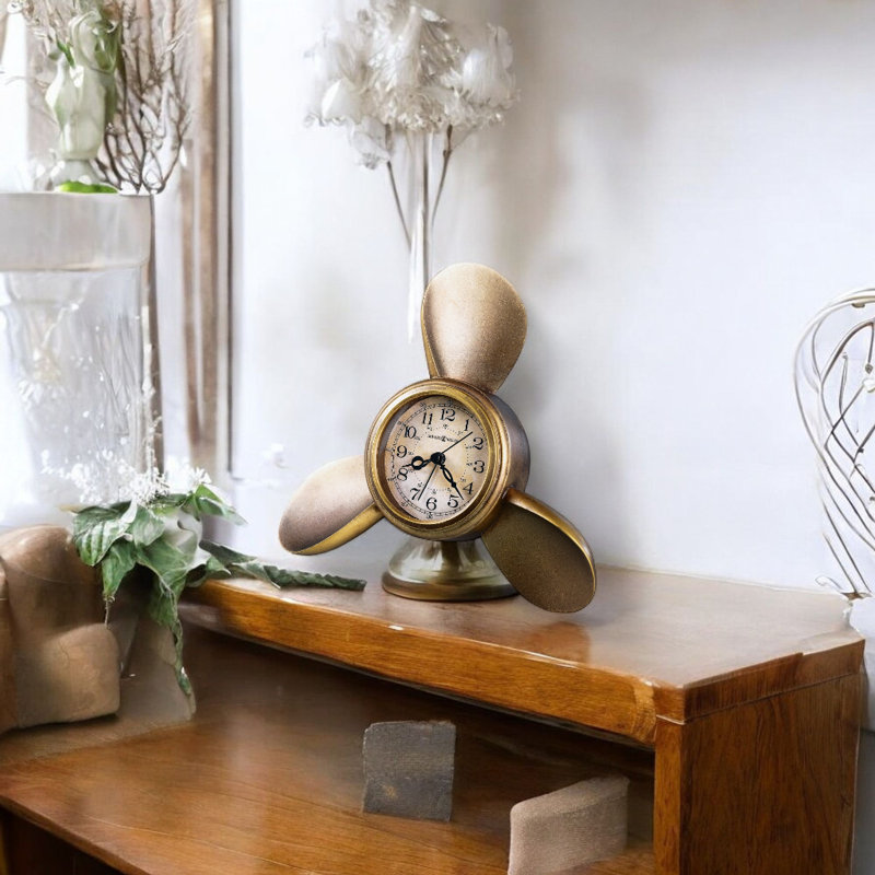 Propeller Arm Maritime Table Clock