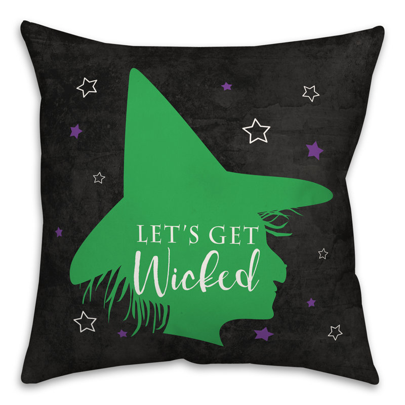  Coussin Lets Get Wicked Witch