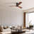 Sofucor Rachel 52'' 3-Solid Wood Blade Flush Mount Classic Ceiling Fan no Lights-608332670
