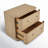 Lucie Two Drawer Nightstand In Buff Cream
