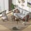 Ensemble de 2 tables gigognes Mid-Century en noyer