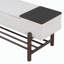 Banc de rangement rembourré Farmhouse avec compartiment caché-128968959-128968962