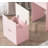 Dressing Table and Stool, 3-in-1 Multifunctional Dressing Table Set, Featuring Three-color Lighting Modes, HD Mirror, Two Sliding Drawers, and a Hidden Storage Stool-1619251650