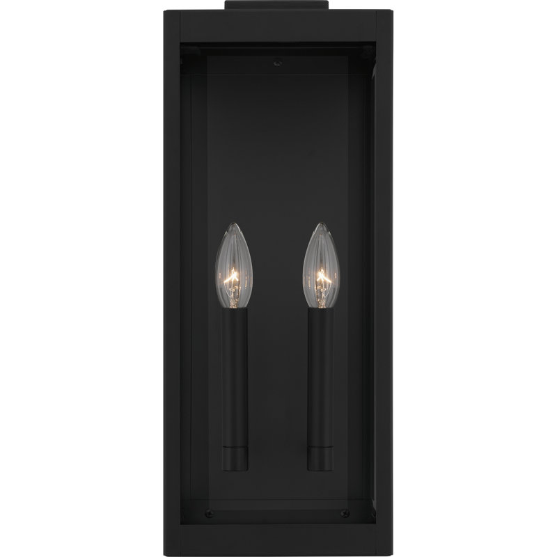 Eastover 2-Light Earth Black Outdoor Wall Lantern