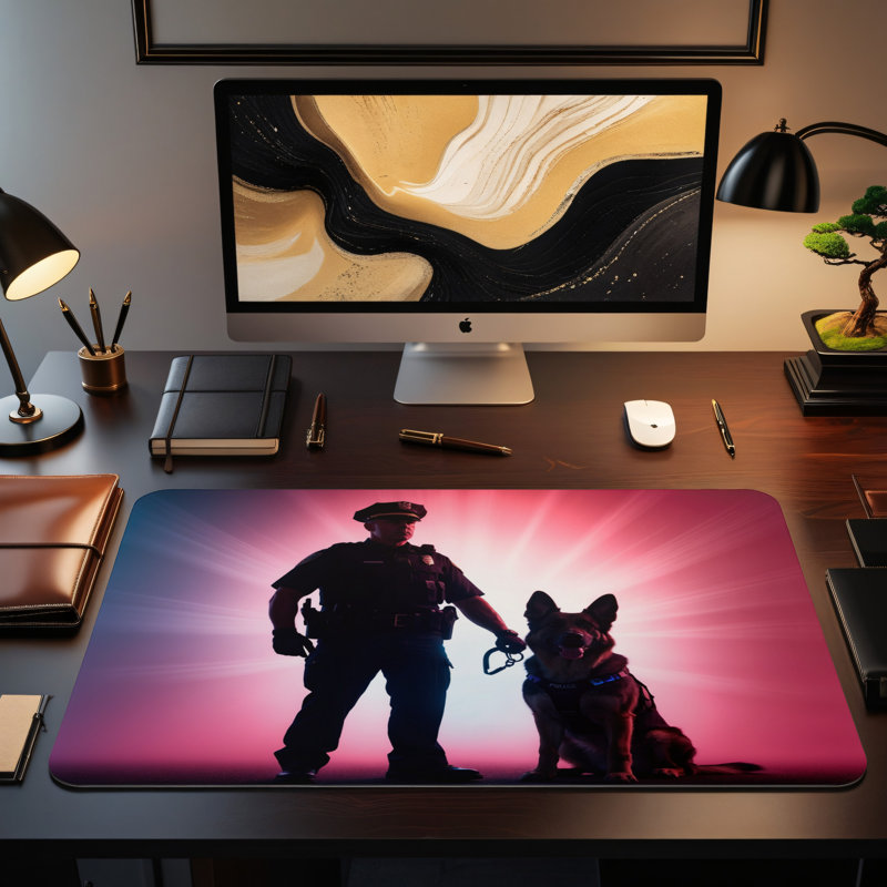 Polyester Desk Pad, 31.5x15.5